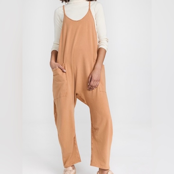 FP Movement by Free People Pants - Free People Hot Shot Onsie -toasted coconut Sz Small